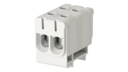 Złączka szynowa zgx 2x50 szara GEP-00051