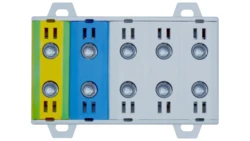 Listwa zaciskowa pięciopolowa 5x35 mm2 (3P+N+PE) GEP-00107