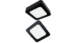 Oprawa sufitowa downlight 18W kwadrat CCT 1650lm 2w1 natynkowy/podtynk czarny