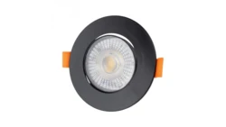 Oprawa DOWNLIGHT LED 3W/5W/7W 210/350/490 lm 3000K i 4000K i 6500K CCT CZARNY OKRĄGŁY IP20 Podtynkowy