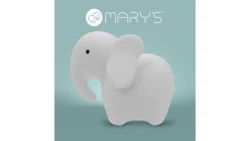 MARYS Lampka nocna LED Słoń biały RGB z pilotem MW61258