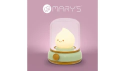 MARYS lampka nocna LED Płomyczek zielony MW61048