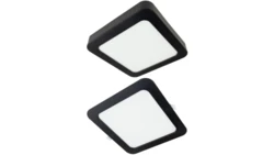 Oprawa Downlight 24W 2200 lm kwadrat CCT 2w1 czarny IP20 Podtynkowy/Natynkowy