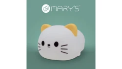 MARYS lampka nocna RGB z dźwiękiem Słodki Kotek MW61486