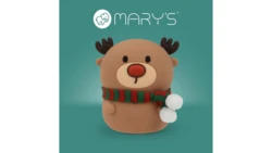 MARYS lampka nocna LED Reniferek z szalikiem MW61419