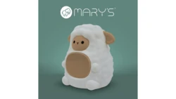 MARYS lampka nocna LED RGB Owieczka z budzikiem MW61484