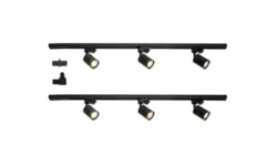 Zestaw projektorów z szynoprzewodem TRACK 1-PH ELEMENTAL 2m 6xGU10 czarny 4099854600128