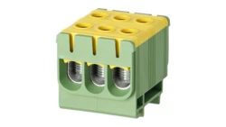 Złączka szynowa zgx 3x50 mm2 żółto - zielona (al/cu) Gep-00056