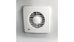 Wentylator domowy Aero DK100T kontrolka LED, łożysko kulkowe, wyłącznik czasowy, fi 100 mm, kolor biały