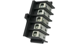 Listwa zaciskowa pięciopolowa typu Zgx 5x35mm2 czarna GEP-00171