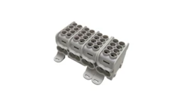 Blok dystrybucyjny - rozdzielczy HLAK25 4P szary 2xAl/Cu 25mm²+16mm² 1000VAC/1500VDC MAG4254A00