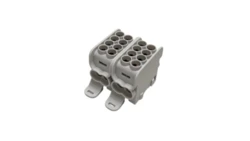 Blok dystrybucyjny - rozdzielczy HLAK25 2P szary 2xAl/Cu 25mm²+16mm² 1000VAC/1500VDC MAG2252A00