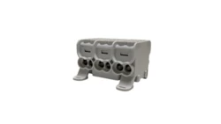 Blok dystrybucyjny - rozdzielczy HLAK25 3P szary 2xAl/Cu 25mm²+16mm² 1000VAC/1500VDC MAG3253A00