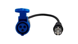 Reduktor wtyczka 230V - gniazdo przenośne 16A 3p F7.0122