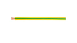 Przewód instalacyjny H07V-K (LgY) 2,5 żółto-zielony /100m/