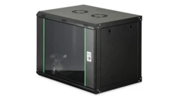 Szafa sieciowa wisząca Dynamic 19 9U rack 600x450, drzwi szyba, czarny, niezłożona, 60kg DN-37105