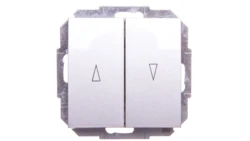 Sentia Łącznik żaluzjowy 2-biegunowy 10A srebrny połysk 1416-56