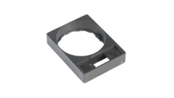 Szyld opisowy 30x40mm do etykiet 8x27mm czarny 22mm prostokątny ZBZ34 /10szt./