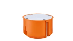 Puszka do pustych ścian 70 mm, płytka (z pokrywą) P70F pomarańczowy 33242008 /12szt./