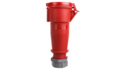 Gniazdo przenośne 1-częściowe, 32A 7p 6h 400V, IP44, AM-TOP, zaciski śrub., styki niklowane 748
