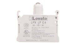 Oprawka z LED czerwona 85-140V AC LPXLPE4