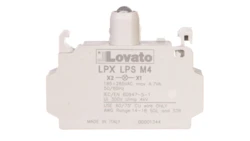 Oprawka z LED czerwona 185-265V AC LPXLPSM4