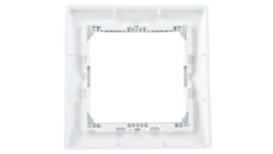 VALENA Ramka pojedyncza pozioma biała/srebro 770491