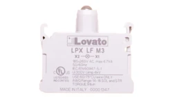 Oprawa z LED zielona 185-265V AC światło migające LPXLFM3