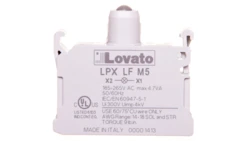 Oprawka z LED żółta 185-265V AC światło migająceC LPXLFM5