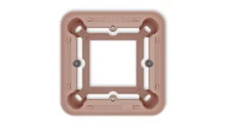 ICON / MINI Puszka natynkowa pojedyncza zaokrąglona ICON i MINI łososiowy 62PUZ-1