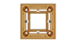 ICON Puszka natynkowa pojedyncza kwadratowa ICON złoty 29PUK-1