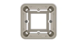 ICON / MINI Puszka natynkowa pojedyncza zaokrąglona ICON i MINI taupe 60PUZ-1