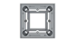 ICON Puszka natynkowa pojedyncza kwadratowa ICON srebrny metalik 7PUK-1