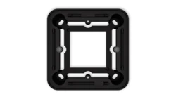 ICON / MINI Puszka natynkowa pojedyncza zaokrąglona ICON i MINI czarny mat 12PUZ-1