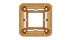 ICON / MINI Puszka natynkowa pojedyncza zaokrąglona ICON i MINI złoty 29PUZ-1