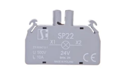 Oprawka lampki żarówka BA9s 24V AC/DC bez lampki SP22-1435R03