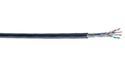 Kabel industrial ethernet BELDEN kat.5e, SF/UTP, AWG 26/7, PUR-halogen free, 550m, czarny, szpula