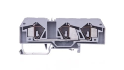 Złączka szynowa 3-przewodowa 16mm2 szara 283-671