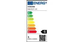 Zestaw 3 żarówek LED 1 W, 230 V, E27, 3000 K,SW/E27-10/3