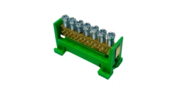 Listwa zaciskowa uziemiająca PE7 zielony 7x16mm² MAD0007G33