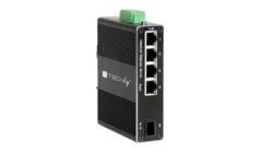 Media konwerter switch Ethernet 1000Base RJ45 na slot SFP, DIN, IP40