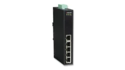 Switch 5x RJ45 10/100 przemysłowy IP30, metalowy, na szynę DIN