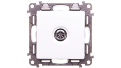 VALENA LIFE Gniazdo antenowe TV końcowe aluminium 753351