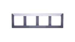 VALENA LIFE Ramka poczwórna popielata 754094