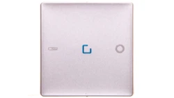 VALENA LIFE Plakietka łącznika ze wskaźnikiem aluminium 755042