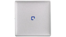VALENA LIFE Plakietka łącznika schodowego aluminium 755102