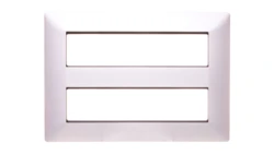 VALENA LIFE Uchwyt podwójny /8modułów/ aluminium 752346