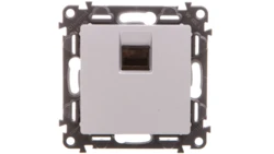 VALENA LIFE Gniazdo komputerowe 1xRJ45 kat.6A STP aluminium 753346