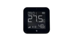 Shelly BLU HiT Display ZB Black - czujnik temperatury i wilgotności z wyświetlaczem bateria, USB WiFi/Bluetooth/Zigbee