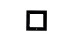 Shelly Frame for Wall Switch Black - ramka montażowa do włączników ściennych